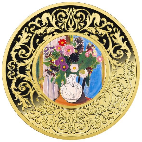 2025 Cameroon 17.5 g Henri Matisse Flowers .999 Silver Coin