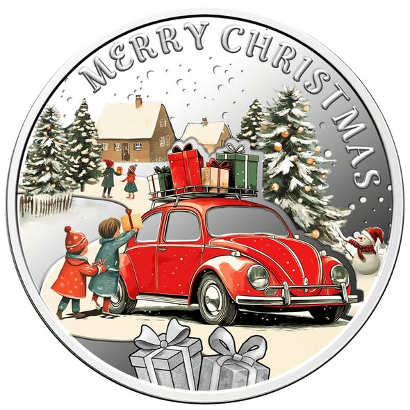 2025 Merry Christmas .999 Silver Coin 17.5g .999 Silver Coin