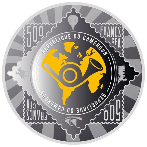 2025 Cameroon 17.5 g Benjamin Franklin Z Grill .999 Silver Coin