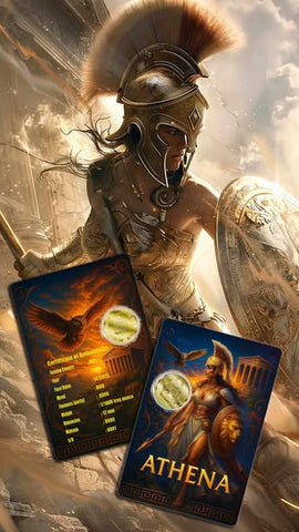 2026 Niue Athena 1/1000 oz .9999 Gold Coin in Card