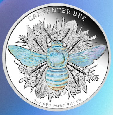 2026 Niue Carpenter Bee Proof with Hologram 1oz .999 Coin