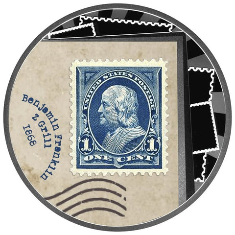 2025 Cameroon 17.5 g Benjamin Franklin Z Grill .999 Silver Coin