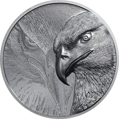 Majestic Eagle Silver 2 oz Black Proof smartminting© Ultra High Relief 1000 TOGROG