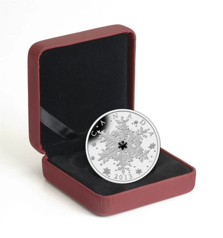 Canada Maple 1oz. Pure Silver Winter Snowflake coin