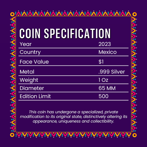 2023&2024 Mexico & U.S. Mexican Pride 2 x 1 oz Silver Coin Set