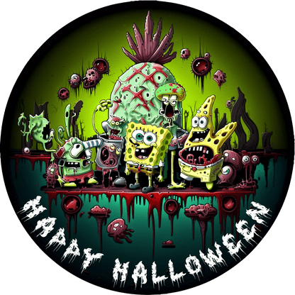 2024 Tuvalu Spongebob Squarepants 25th Anniversary Happy Halloween 1oz Colorized Coin Presale