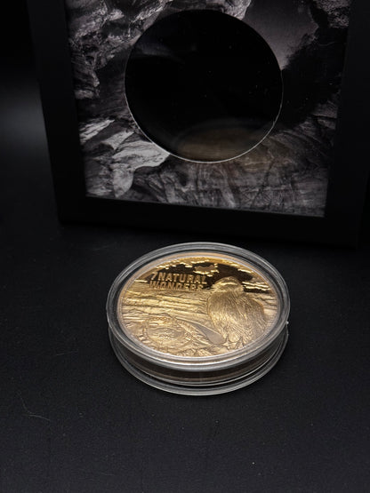 Gold Gilt 2021 Palau Seven Natural Wonders: Grand Canyon 3oz Silver Coin