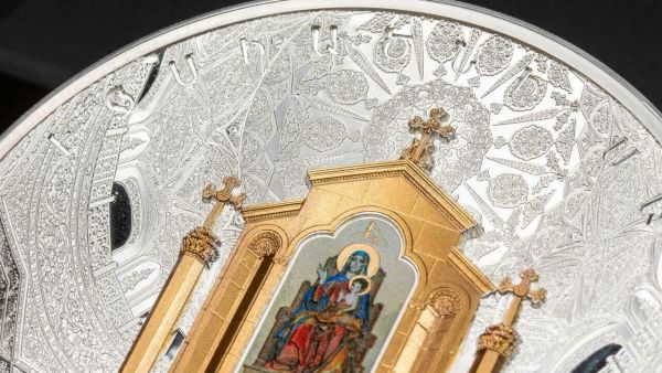 Armenia 2020 30100 Dram  Holy Etchmiadzin Cathedral 1 kg Silver Coin