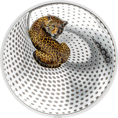 *LEOPARD Camouflage of Nature 3 Oz Silver Coin 20$ Palau 2024