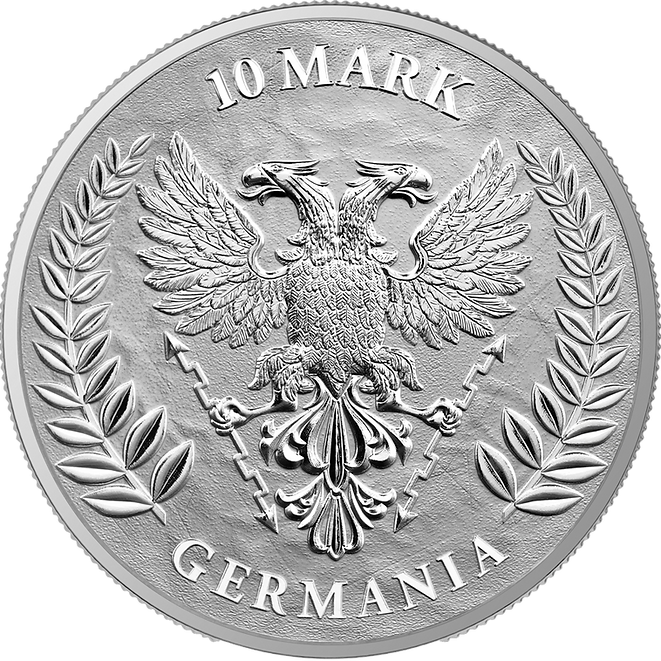 2024 Germania Mint Lady Germania 2 oz Silver BU Coin