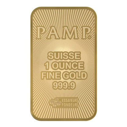 PAMP Suisse 1oz .9999 Gold Bar