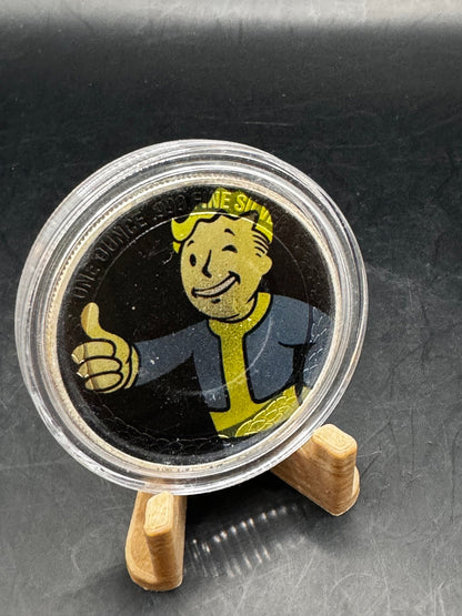 2024 Nuka-Cola Fallout Caps 1oz color .999 Silver Round