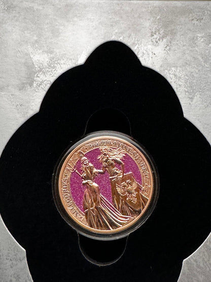 2019 The Allegories Britannia Germania  2 Oz. Pink Diamond Dust