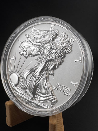 150 Years of Dollars 1986–2025 Silver Eagle Type I Dollar 2oz .999 Silver-320grams Brass Coin