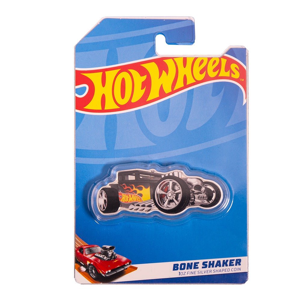 2024 1oz Pamp Hot Wheels Bone Shaker .999 Silver 1oz colorized coin