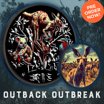 2024 Australia 1oz .999 Colorized Outback Outbreak Silver Coin Presale