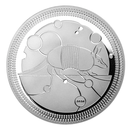 Silver Armadillo 1 OZ EVOLUTION II 9999 ARMADILLO 2020 PP w/ COA & FF