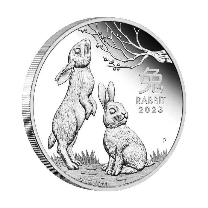 Australian Lunar Series III 2023 Year of the Rabbit 1oz Silver Trio