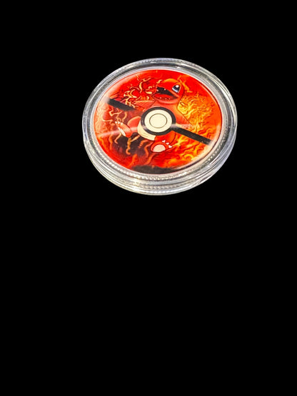 Pokemon 1oz .999 Silver Medal Colorized Charmander