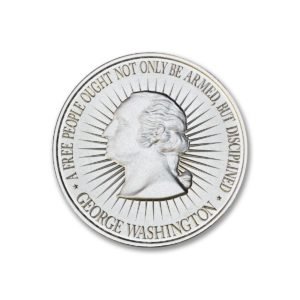 Intaglio Washington Bust  Bill Of Rights 2a 1 Troy Ounce  39mm