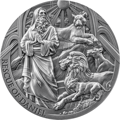 Bible Stories The Rescue of Daniel 2oz Coin*