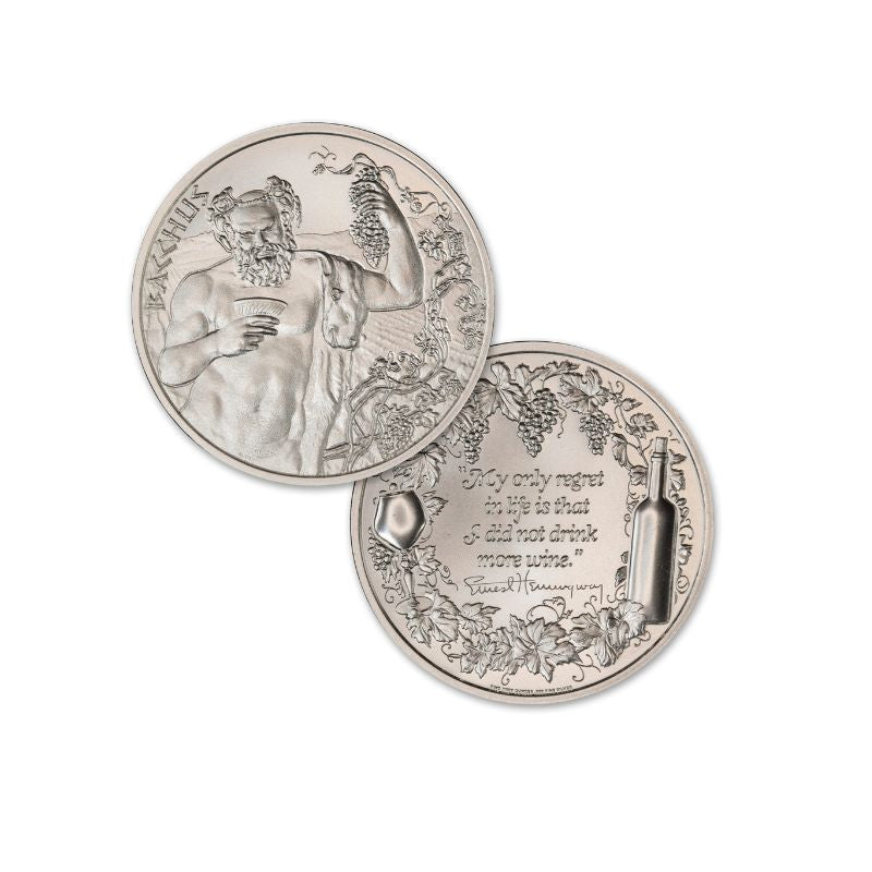 Bacchus Wine Series Type I 2 Troy Ounce 50mm