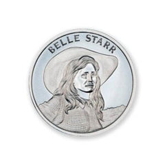Intaglio Wild West Legend Series Belle Starr 1oz .999 Silver