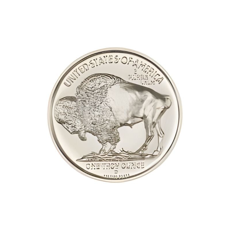 Buffalo Nickel Fantasy Sandwich 1 Troy Ounce 30mm Silver Round