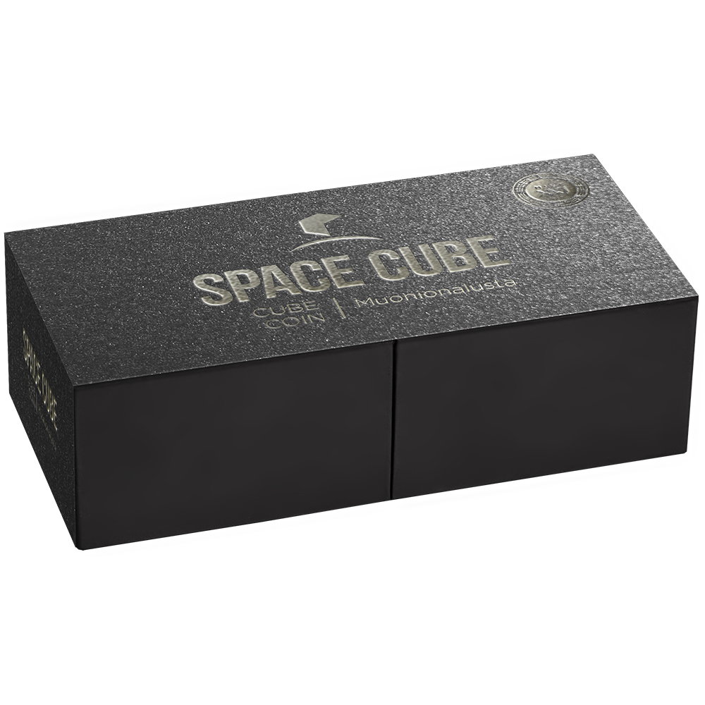 2025 Ghana 2oz .999 silver Antique Space Cube Muonionalusta Meteorite Coine