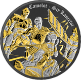2025 Camelot Sir Lancelot 1oz .999 Silver Coin in Multimetal
