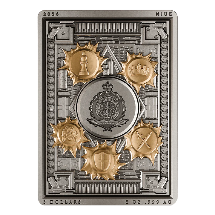 2026 Niue Colombo Crime Family 2oz .999 Silver Coin