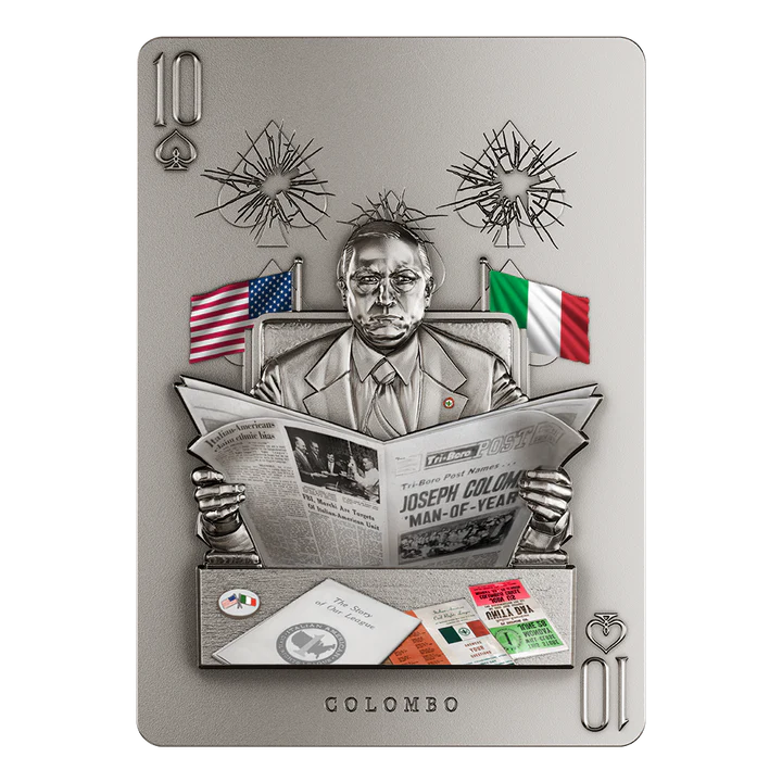 2026 Niue Colombo Crime Family 2oz .999 Silver Coin
