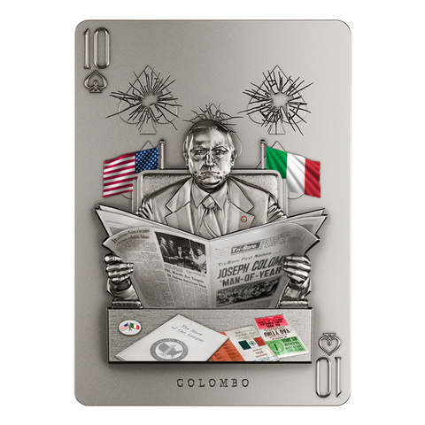 2026 Niue Colombo Crime Family 2oz .999 Silver Coin