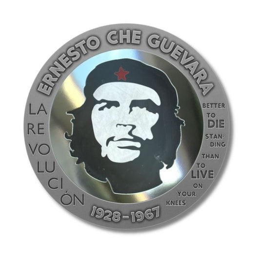 Congo 2023 100 Francs CFA Che Guevara 1 oz Bernit/Steel Handmade Insert V.2 - Unique coin featuring Bernit and steel, honoring the legacy of Che Guevara.