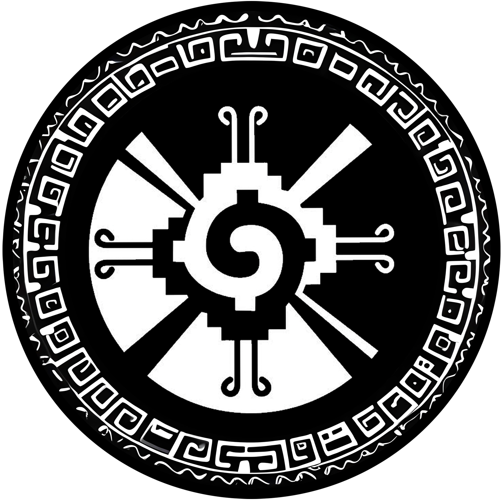 Boxed Set of 5 Aztec Shadows Colorized .999 Silver Medals 5oz total and Box