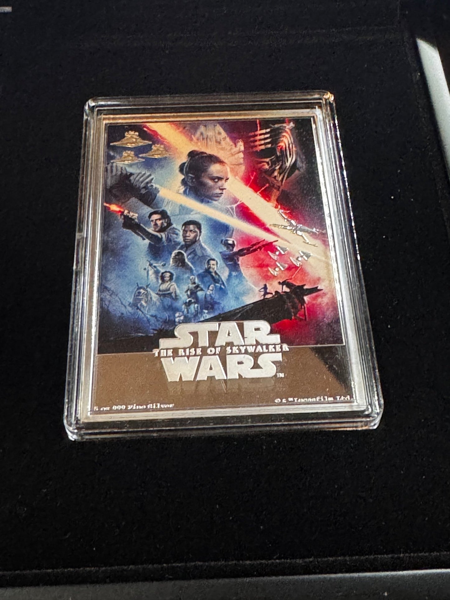 New Zealand Mint 5oz .999 Colorzed Star Wars The Rise of Skywalker Silver Coin