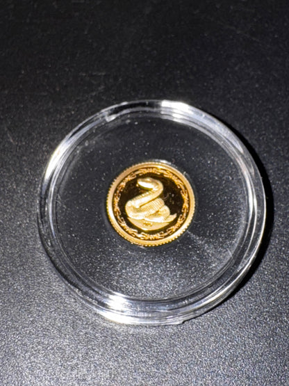 CIT 2024 .5 Gram Gold .999 Snake Coin