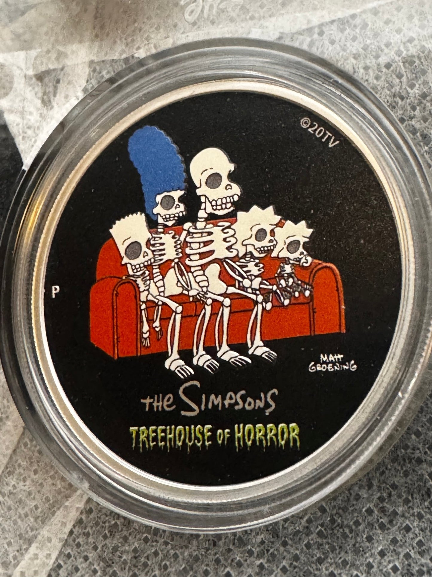 Australia 1oz .999 Silver The Simpsons Treehouse of Horror