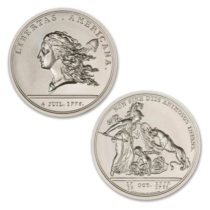 LIBERTAS AMERICANA MEDAL TRIBUTE – 2 TROY OUNCE – 39MM