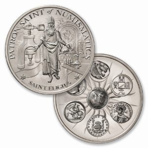 Saint Eligius 2 Troy Ounce 50mm Limited Mintage 500