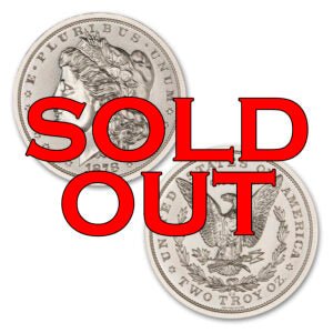 1878 CC MORGAN DOLLAR TRIBUTE – 2 TROY OUNCE – 39MM (SOLD OUT)