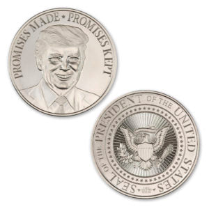 TRUMP – “PROMISES MADE, PROMISES KEPT” – 1 TROY OUNCE – 39MM