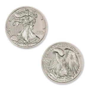 Intaglio Walking Liberty Half Dollar Tribute 2 Troy Ounce 39mm