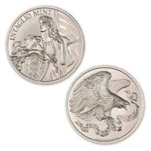 INTAGLIO’S LIBERTY – 2 TROY OUNCE – 39MM