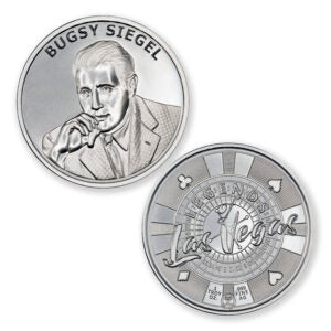 LEGENDS OF LAS VEGAS – BUGSY SIEGEL – 1 TROY OUNCE – 39MM