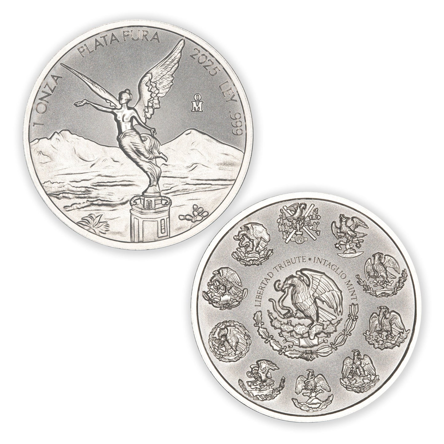 2025 Libertad Tribute 1oz .999 Silver 39mm