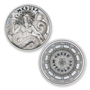 Greek Mythology Series  Medusa 2 Troy Ounce  39mm