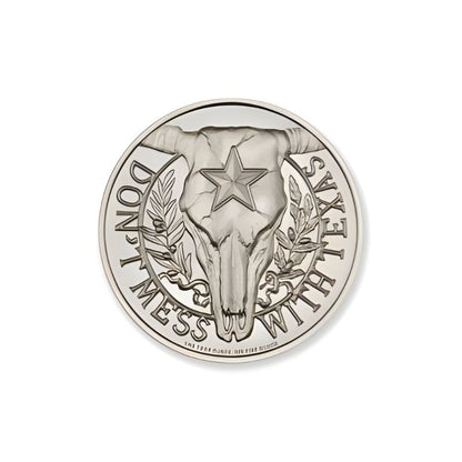 Don’t Mess With Texas Series  Armadillo 1 Troy Ounce 39mm