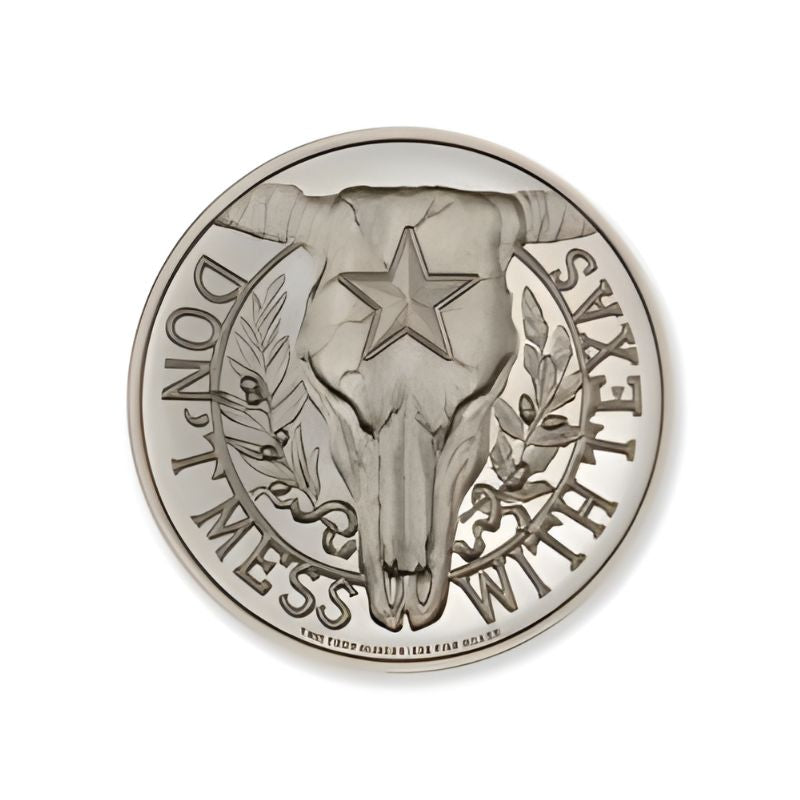 Don’t Mess With Texas Series  Bluebonnet 2 Troy Ounce 39mm