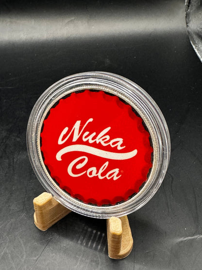 2024 Nuka-Cola Fallout Caps 1oz color .999 Silver Round